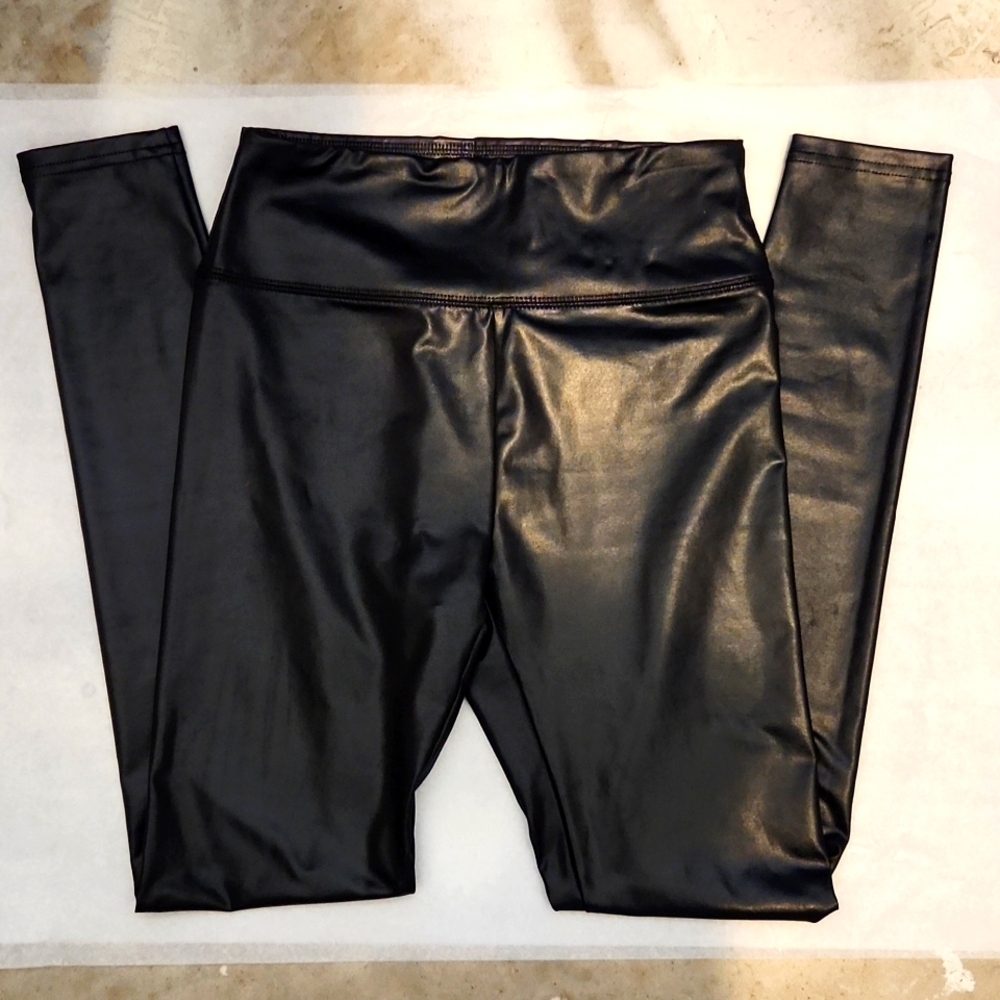 Wild Fable Black Vegan Leather Leggings
